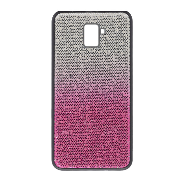 Maska za Samsung A8 Plus/ A730 (2018) srebrno Midnight Spark pink - 030381