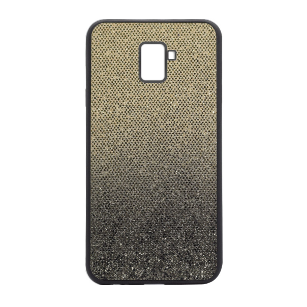 Maska za Samsung A8 Plus/ A730 (2018) zlatno Midnight Spark crna - 030027-1-1