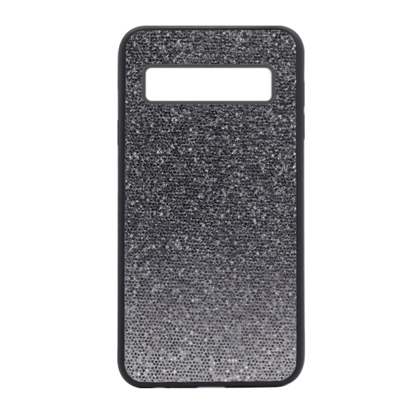 Maska za Samsung S10/ G973 crno Midnight Spark srebrna - 032143-1