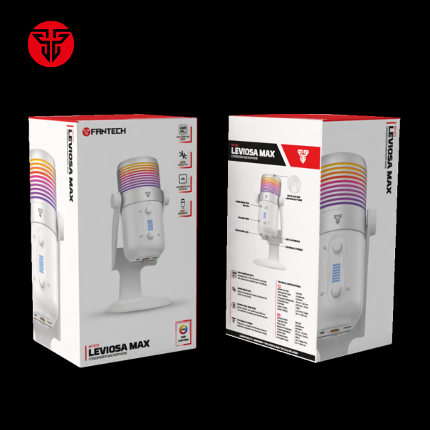 FANTECH Mikrofon MCX03 Leviosa Max Space edition, bela - 218386