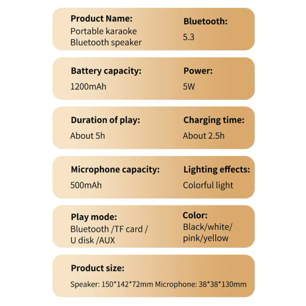 Mikrofon karaoke+ zvučnik V11 beli - 613681