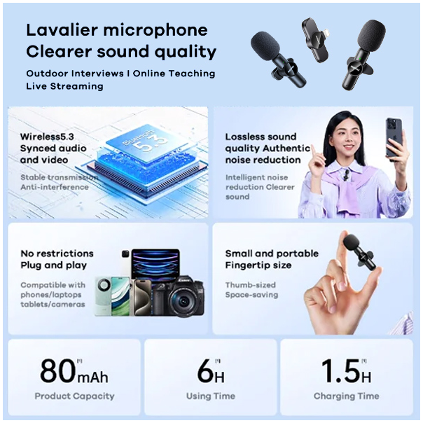 Mikrofon REMAX Ryusic Series K10 iPhone crni - 213403