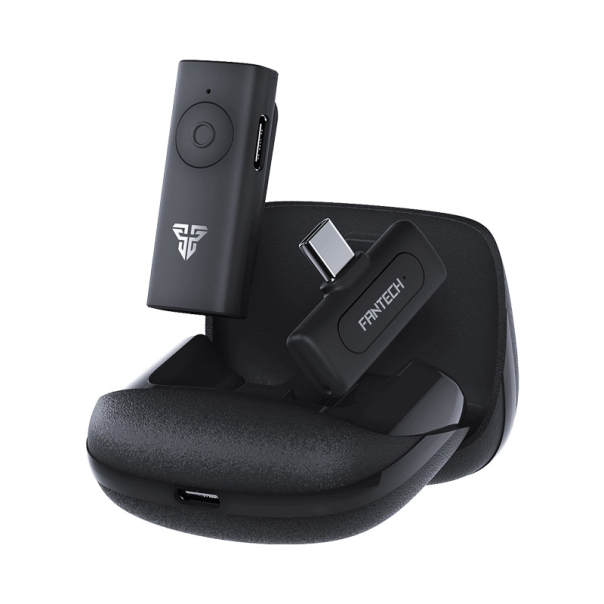 Mikrofon Wireless Fantech Lavalier Leviosa Air WMV11C (Single Mic) Type-C crni - G213454