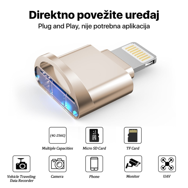 Mini card reader Lightning JWD - 220370