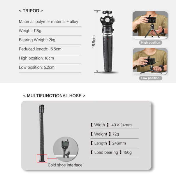 Mini tripod Kingjoy K2 - 212782