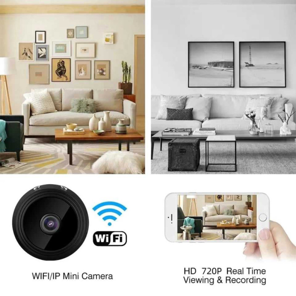 Mini Wireless Kamera 1080P A9 crna - 612066