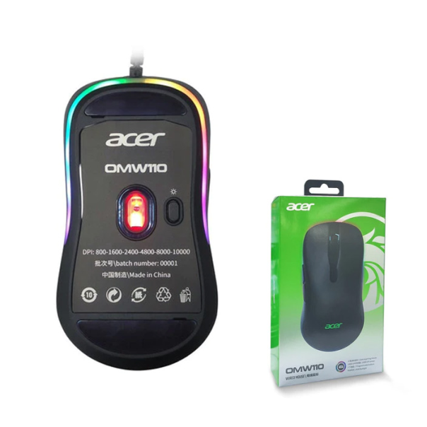 Mis Acer OMW110 crni - 202911