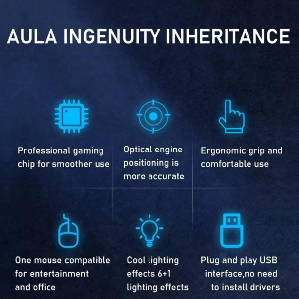 Mis Aula F820 crni - 202910