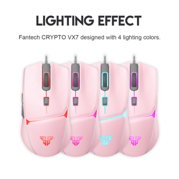 Miš Gaming Fantech VX7 Crypto Sakura - G88812