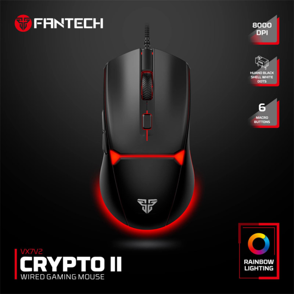 Miš Gaming Fantech VX7V2 Crypto II crni - G221855