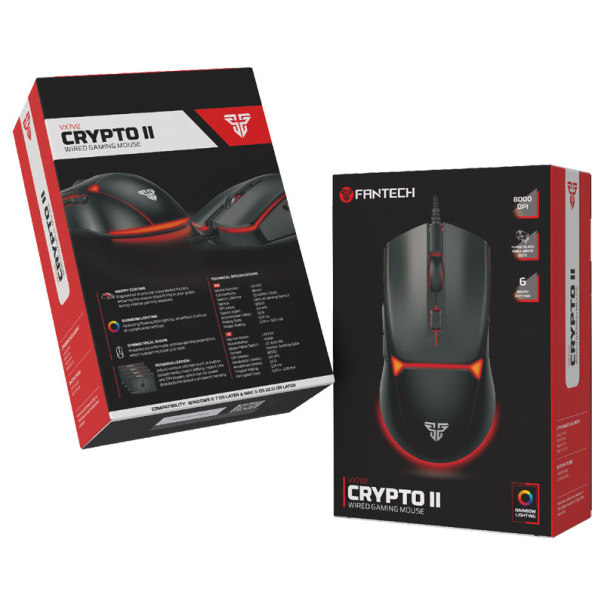 Miš Gaming Fantech VX7V2 Crypto II crni - G221855