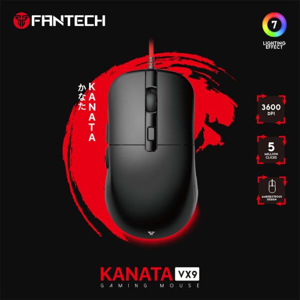 Miš Gaming Fantech VX9 Kanata crni - G213758