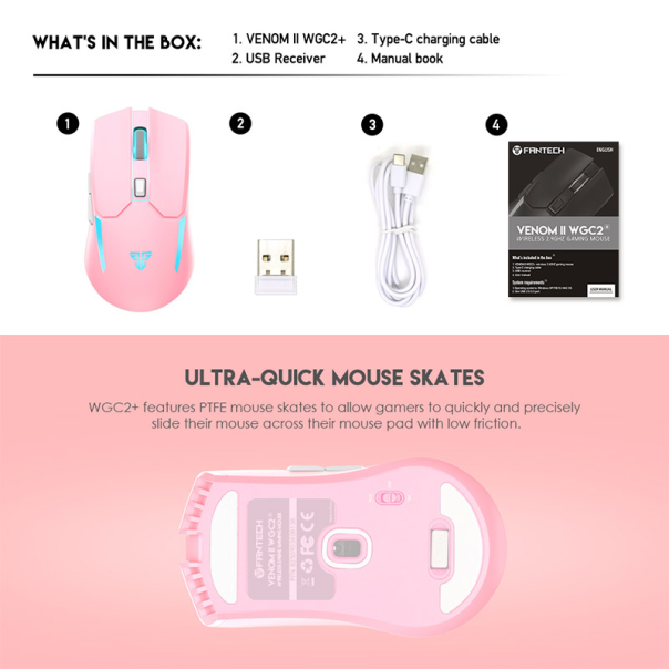 Miš Gaming Fantech WGC2 Venom II Sakura - G218326