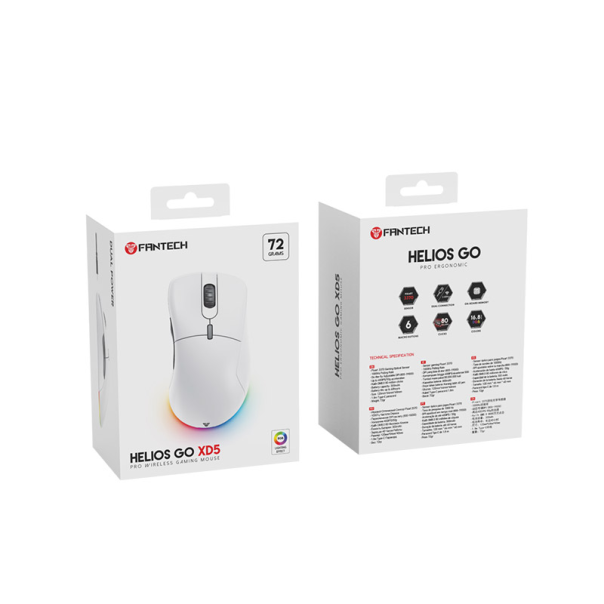 Miš Gaming Wireless Fantech XD5 Helios Go space edition - G97843