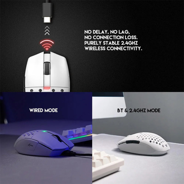 Miš Gaming Wireless Fantech XD7 Aria space edition - G204518
