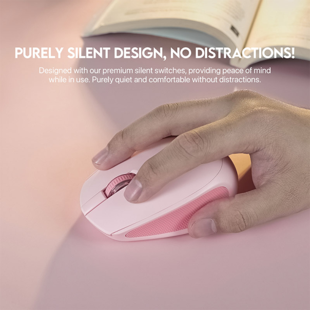 Miš kancelarijski Fantech W193 roze - G210378