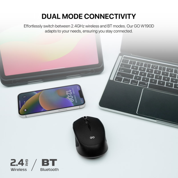 Miš kancelarijski Wireless Fantech W190 zuti - G222350