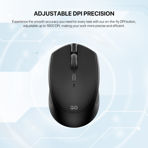 Miš kancelarijski Wireless Fantech W190 zuti - G222350