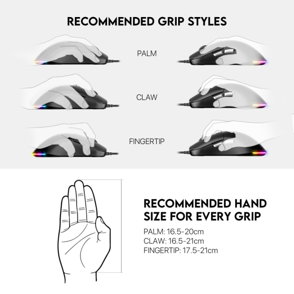 FANTECH Gejmerski miš VX9S Kanata - 213759