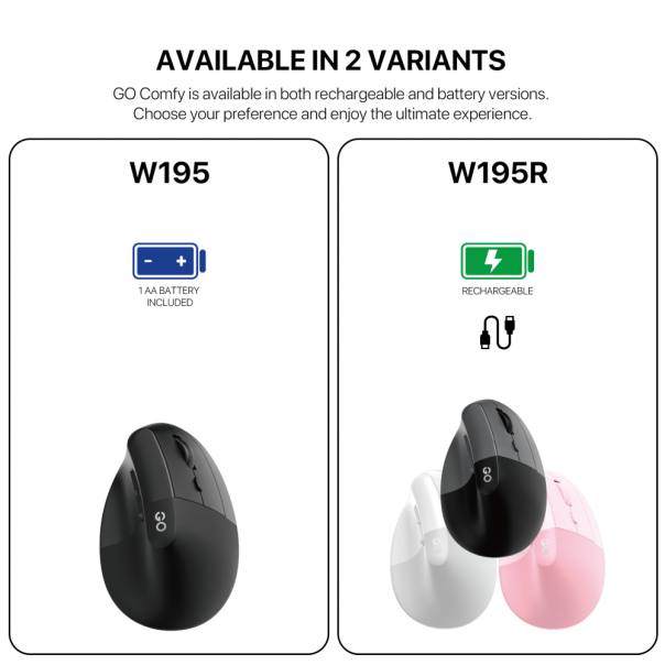 Mis Wireless Fantech W195R GO comfy sivi - 220811