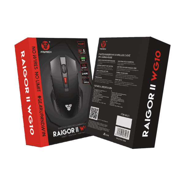 Miš Wireless Fantech WG10 Raigor II crveni - G85411