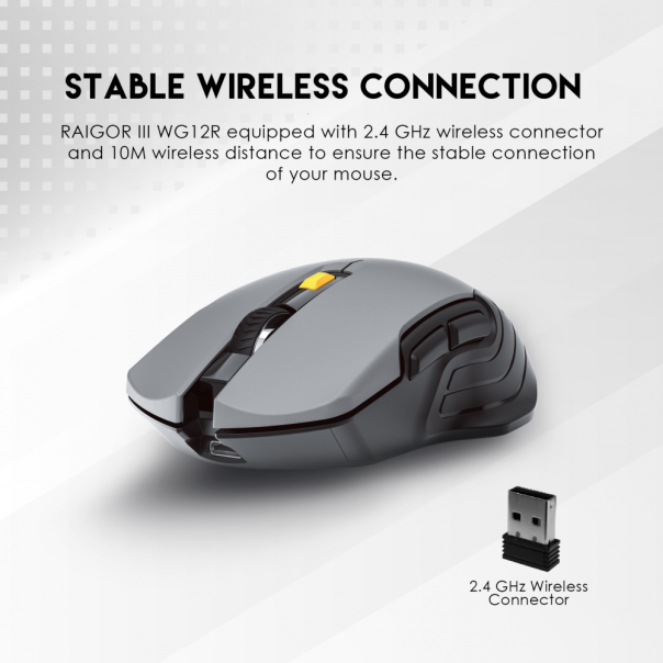 Mis Wireless Fantech WG12R raigor III beli - 216756