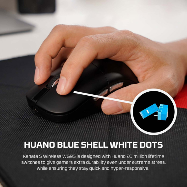 Miš Wireless Gaming Fantech WG9S Kanata S crveni - G218229