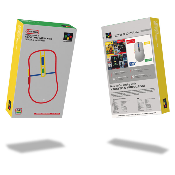 Miš Wireless Gaming Fantech WG9S Kanata S sivi - G220808