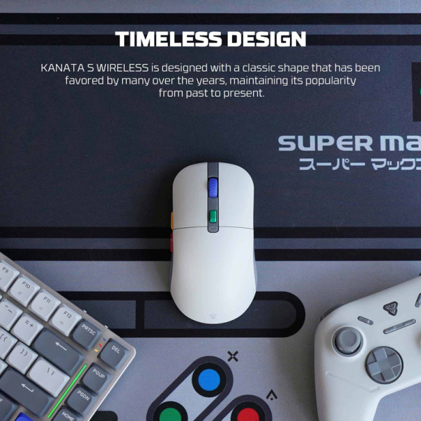 Miš Wireless Gaming Fantech WG9S Kanata S sivi - G220808