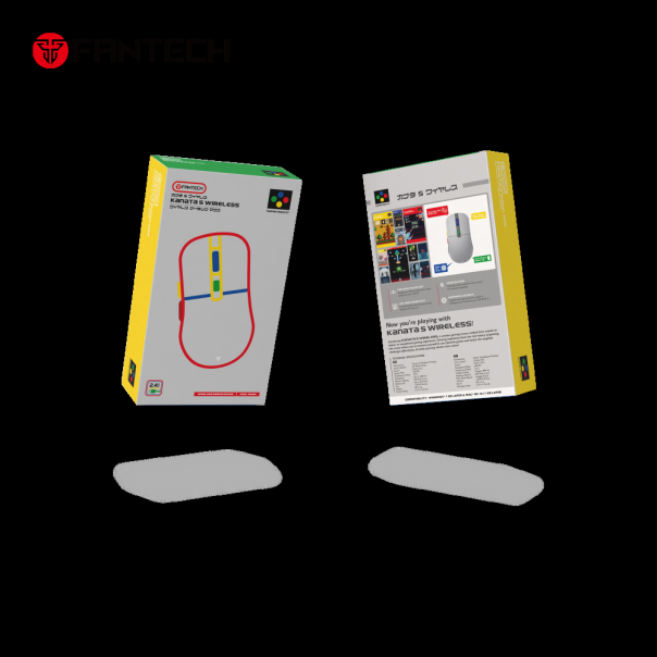 Mis Wireless Gaming Fantech WG9S Kanata S sivi - 220808-1