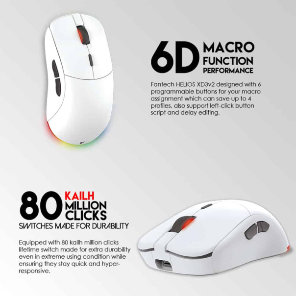 Miš wireless Gaming Fantech XD3 (V2) Helios space edition - G201034