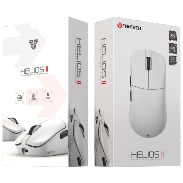 Miš Wireless Gaming Fantech XD3 (V3) 1K Helios II beli - G213424