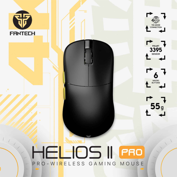Miš Wireless Gaming Fantech XD3 (V3) PRO 4K Helios II crni sa ACM03 (dongle) - G213425