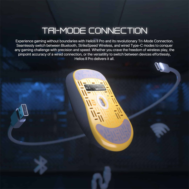 Miš Wireless Gaming Fantech XD3 (V3) PRO 4K Helios II crni sa ACM03 (dongle) - G213425