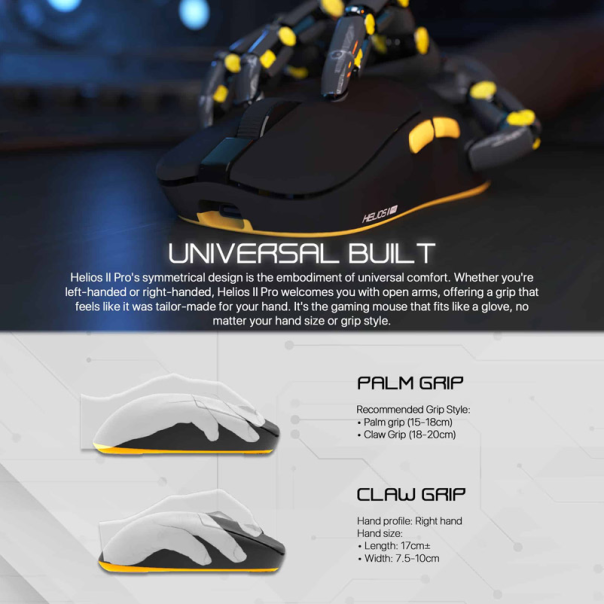Miš Wireless Gaming Fantech XD3 (V3) PRO 4K Helios II sa ACM03 (dongle) - G213426