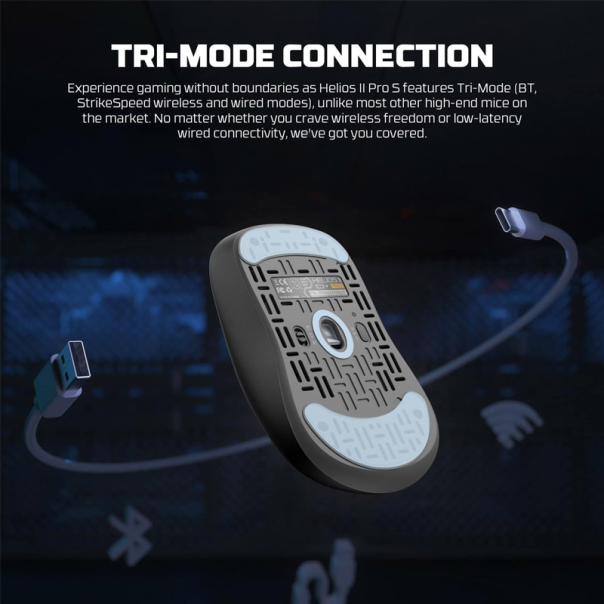 Miš Wireless Gaming Fantech XD3 (V3) PRO 8K Helios II crni sa ACM03 (dongle) - G215604