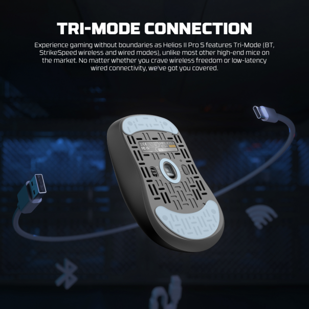 Mis Wireless Gaming Fantech XD3 (V3) PRO 8K Helios II crni sa ACM03 (dongle) - 215604