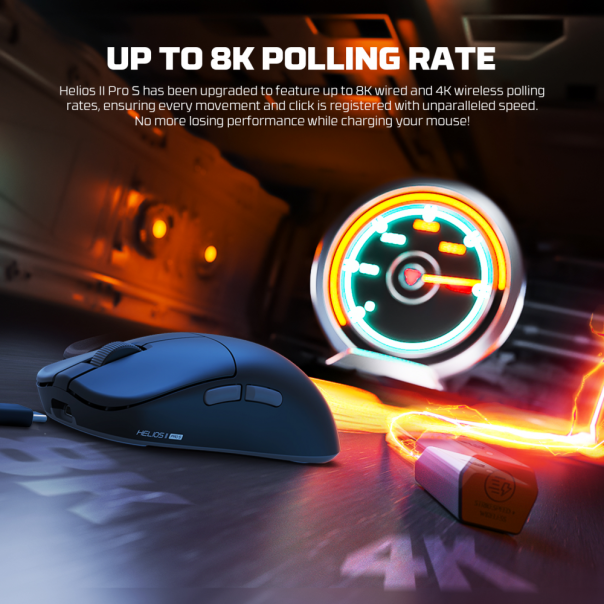 Mis Wireless Gaming Fantech XD3 (V3) PRO 8K Helios II crni sa ACM03 (dongle) - 215604