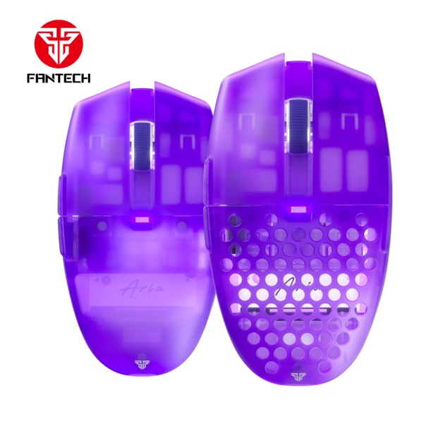 Mis Wireless Gaming Fantech XD7 Aria ljubicasti sa podlogom Fantech MP353 Agile ljubicasta - 213763-1