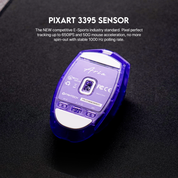 Mis Wireless Gaming Fantech XD7 Aria ljubicasti sa podlogom Fantech MP353 Agile ljubicasta - 213763-1