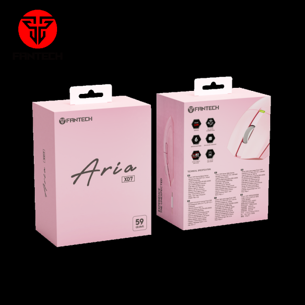 Mis Wireless Gaming Fantech XD7 Aria Sakura - 208403-1