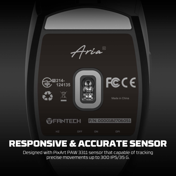 Mis Wireless Gaming Fantech XD7E Aria E crni - 218369