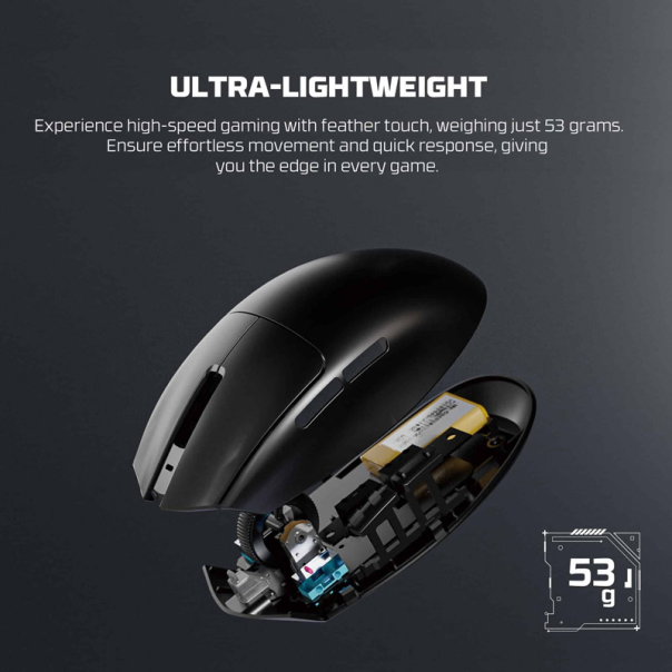 Miš Wireless Gaming Fantech XD7V2 Aria II beli - G219683