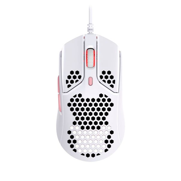 HYPERX Gaming miš Pulsefire Haste HMSH1-A-WT/G, bela-roze - MIS01732