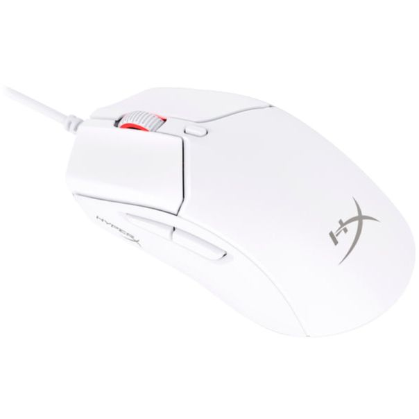 HYPERX Žični gaming miš Pulsefire Haste 2, bela - 6N0A8AA