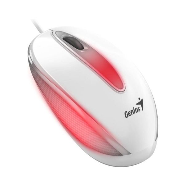 GENIUS Žični optički miš DX-Mini USB, bela - MIS01835