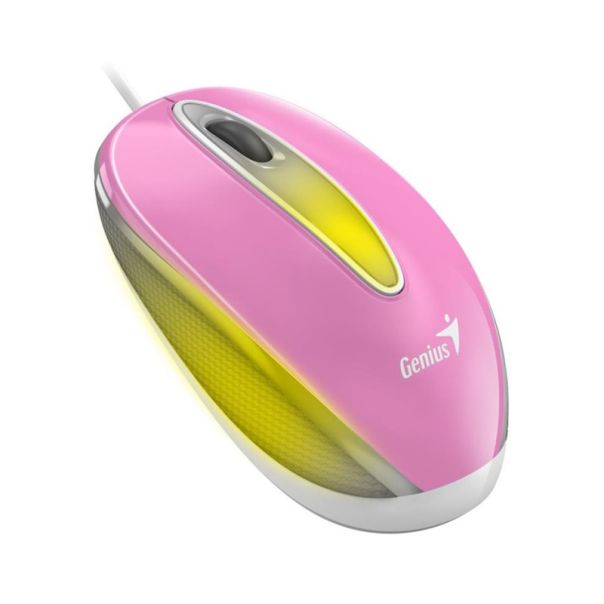 GENIUS Žični optički miš DX-Mini USB, roze - MIS01837
