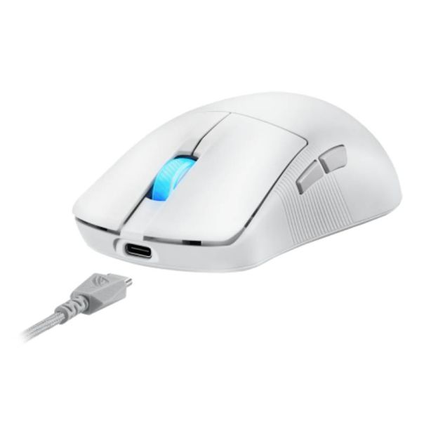 ASUS Miš P716 ROG HARPE ACE MINI, bela - MIS02043
