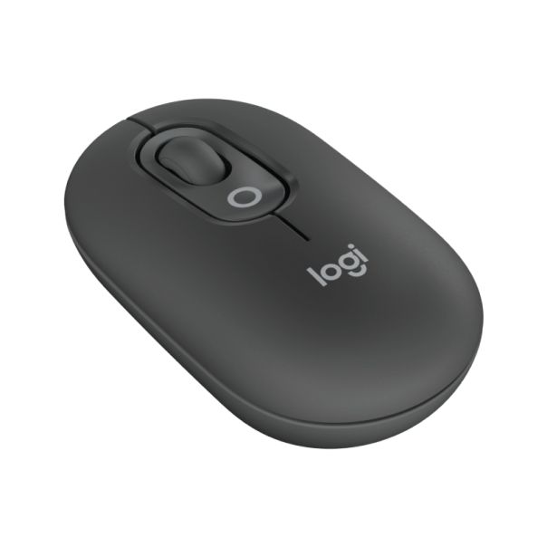 LOGITECH Bežični miš Pop with Emoji, siva - MIS02102