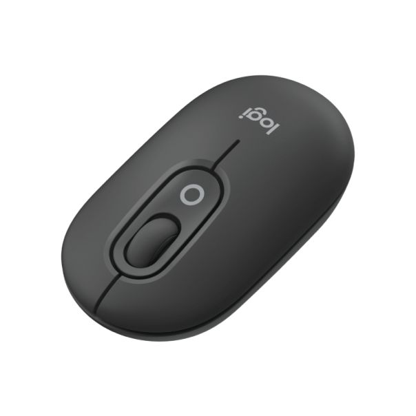 LOGITECH Bežični miš Pop with Emoji, siva - MIS02102